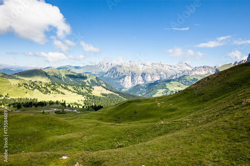 Dolomites Alps summer valley