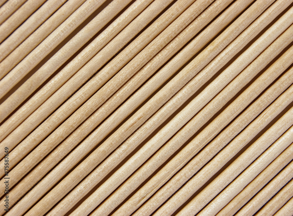 Wooden toothpicks are laid out in a number of Wooden toothpicks are laid out in a number of