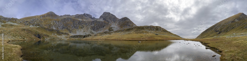 Mountain lake panoramic