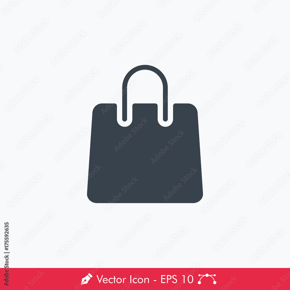 Shopping Bag Icon / Vector Shopping Bag Icon / Vector
