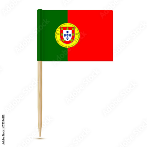 Flag of Portugal toothpick