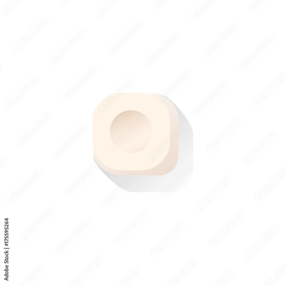 vector flat cartoon style billiard cue stick white chalk block closeup. Professional snooker, pool billiard equipment, instrument for your design. vector flat cartoon style billiard cue stick white chalk block closeup. Professional snooker, pool billiard equipment, instrument for your design.