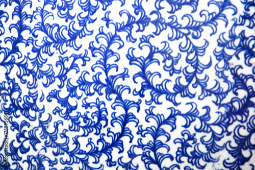 Obraz na plátně Floral of chinese porcelain painting.