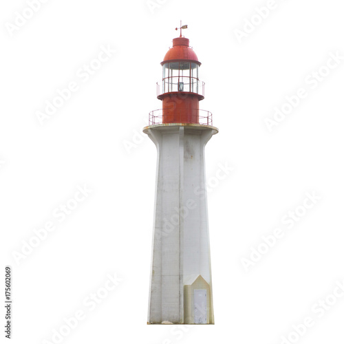 Lighthouse with red top