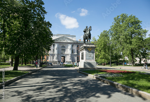 St. Michael's Castle, also called the Mikhailovsky Castle or the Engineers' Castle, a former royal residence in St. Petersburg