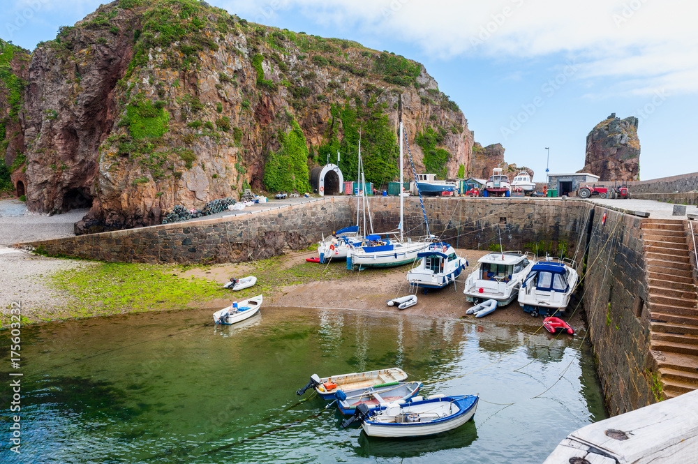 Small Harbor on Sark, Channel Islands, UK