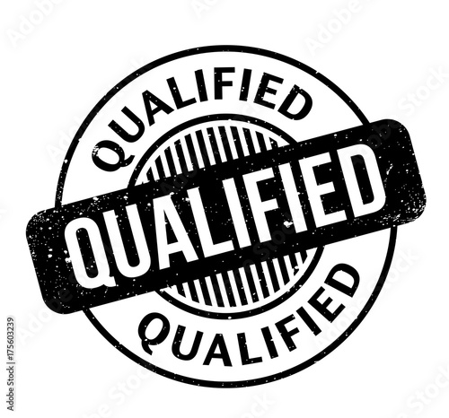 Qualified rubber stamp. Grunge design with dust scratches. Effects can be easily removed for a clean, crisp look. Color is easily changed.