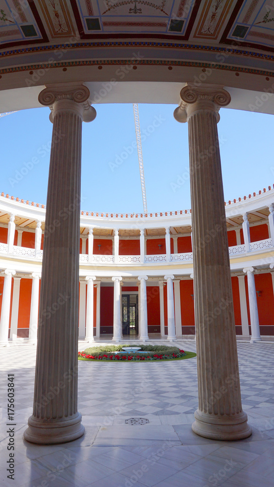 Fototapeta premium April 2017: Photo of iconic public hall of Zappeion , Athens historic center, Attica, Greece