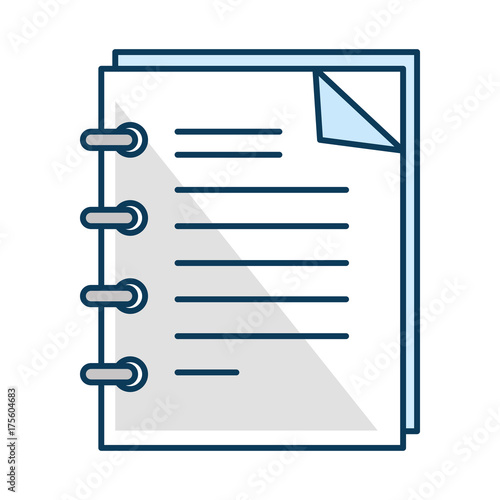 note book isolated icon