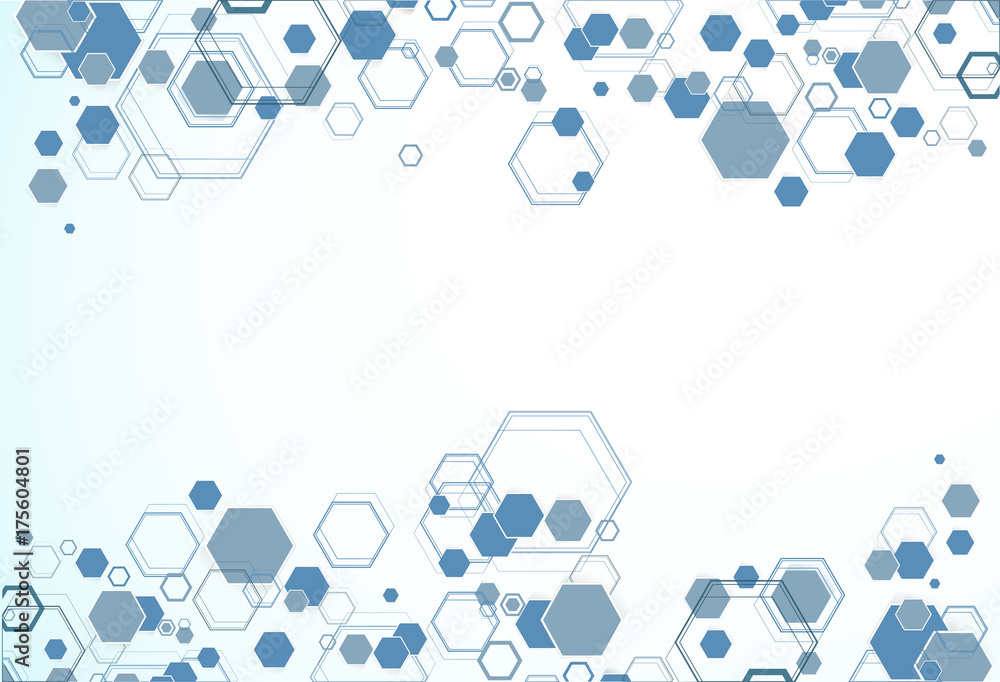 Abstract hexagonal structures Abstract hexagonal structures