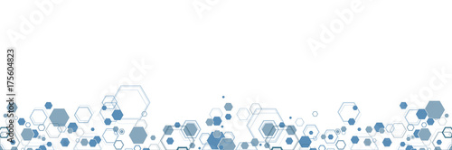 Abstract hexagonal structures