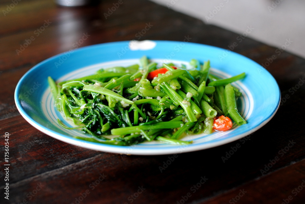 Stir Fried Chinese Morning Glory Stir Fried Chinese Morning Glory