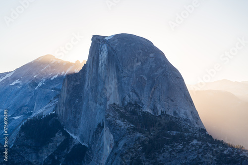 Half Dome Sunrise from Glacier Point in Yosemite National Park © David Katz