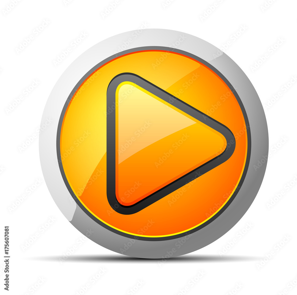 Play button illustration Play button illustration