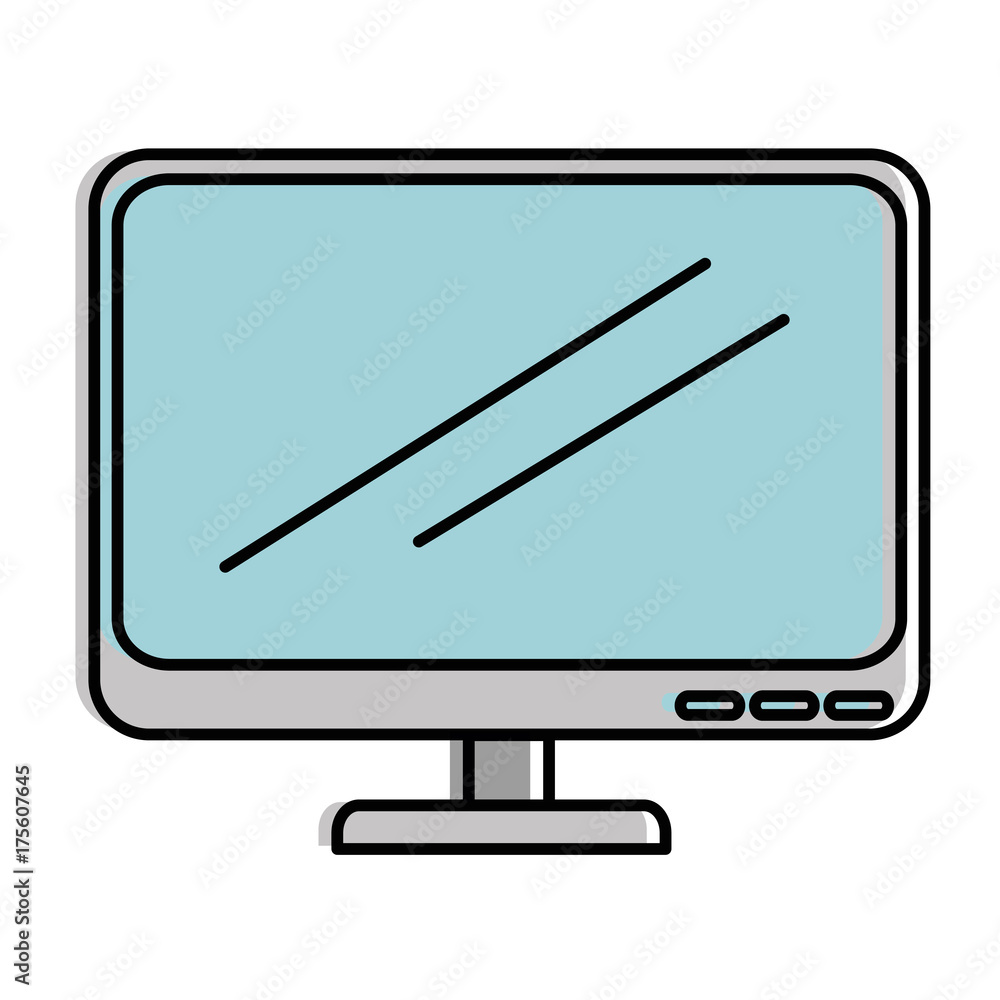 computer display isolated icon computer display isolated icon