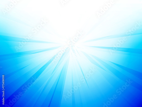 Fotografia Blue light burst abstract background