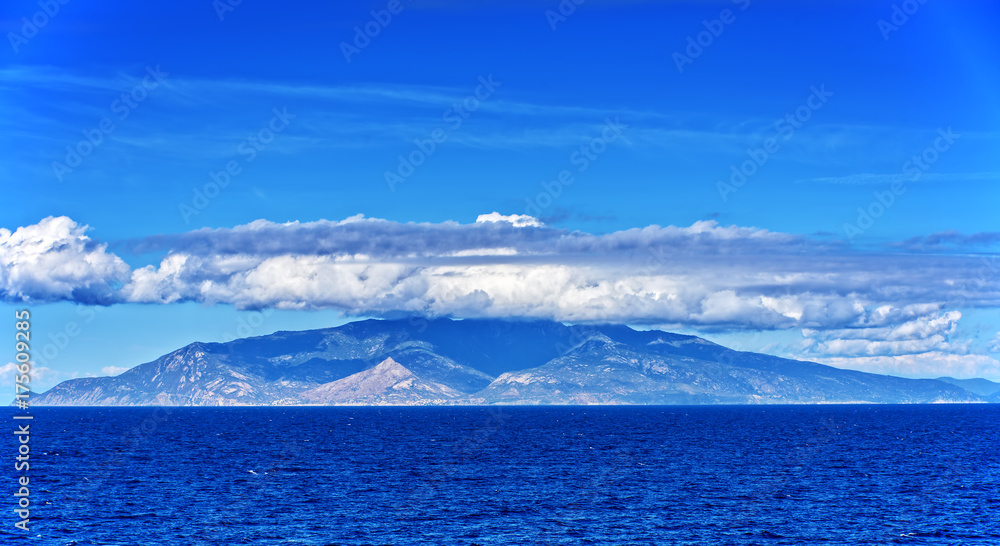 Elba Insel Meer Wolke Himmel Mittelmeer