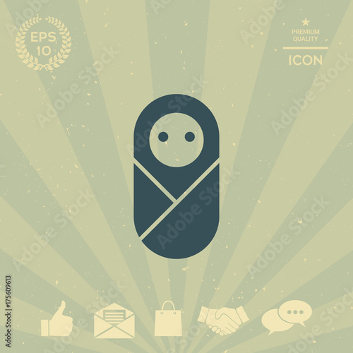 Infant, neonate, newborn icon