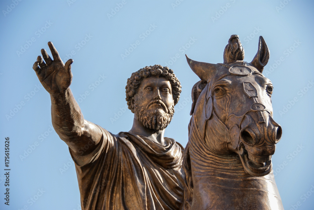 Reiterstatue Mark Aurels auf dem Kapitolinischen Hügel, Rom