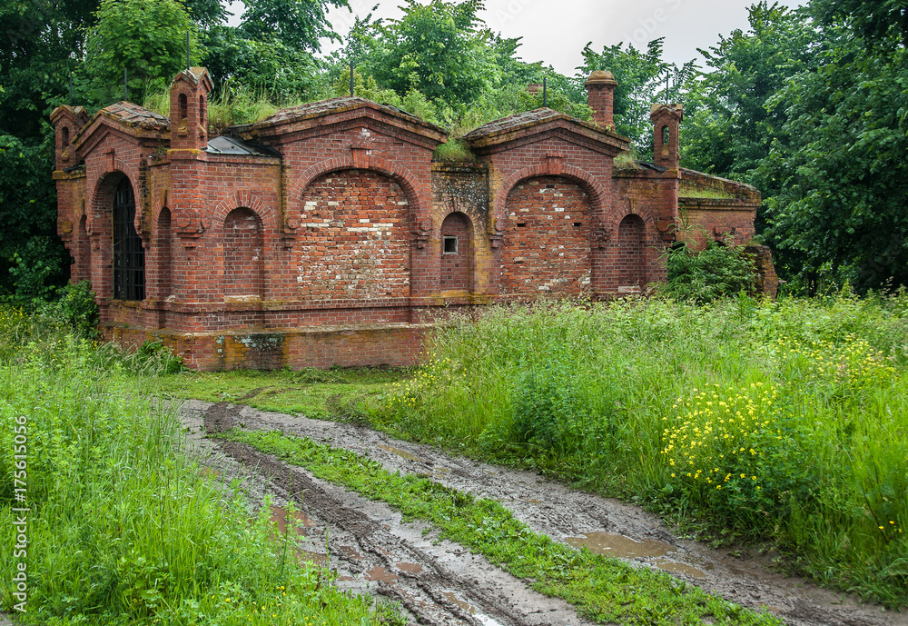 Ruins of an old estate in Russia Ruins of an old estate in Russia