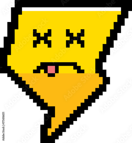 Dead 8-Bit Cartoon Lightning