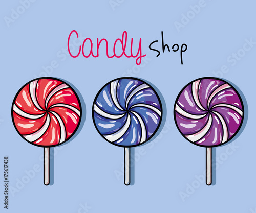 tasty sweet candy with delicious texture