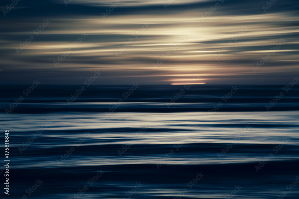 Moody seascape abstract at dusk Moody seascape abstract at dusk