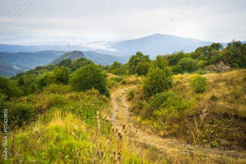 Fototapeta Naklejka Na Ścianę i Meble -  Autumnal landscape of Kakheti region