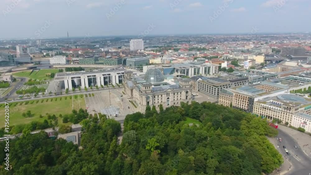 Berlin panoramic view from June 17 Road. Berlin panoramic view from June 17 Road.
