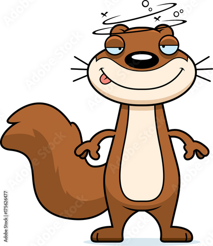 Drunk Cartoon Squirrel