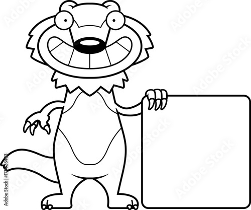 Cartoon Wolverine Sign