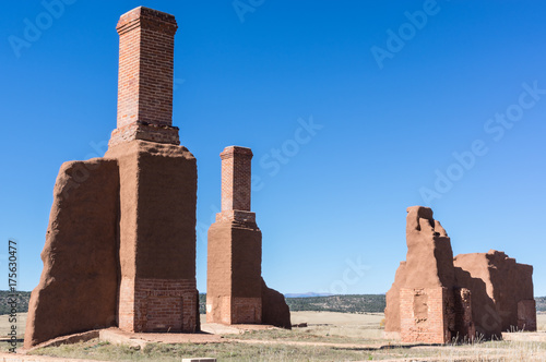 Chimney at Old Fort in New Mexico