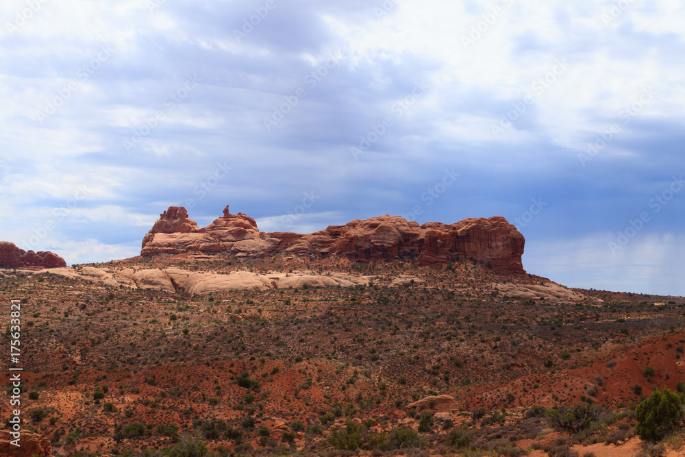 Fototapeta premium Panorama from Arches National Park, Utah. USA