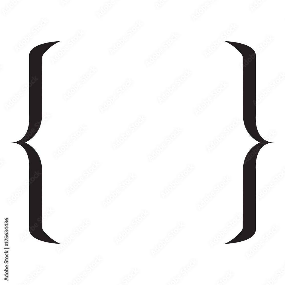 Quote Symbol Bracket Icon On A White Background Vector Illustration quote-symbol-bracket-icon-on-a-white-background-vector-illustration