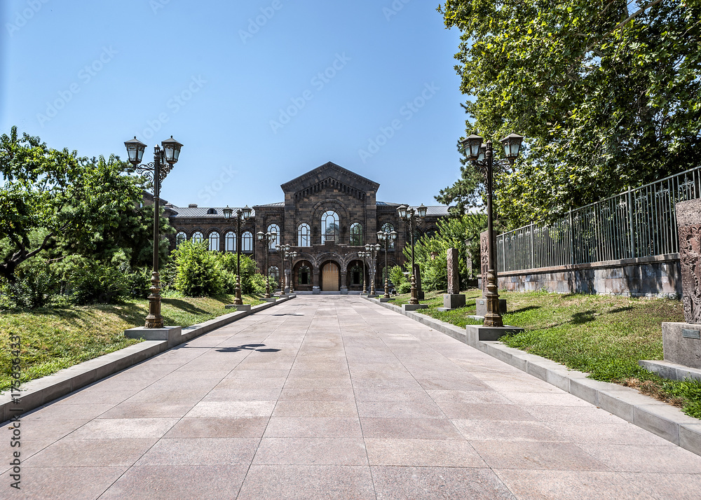 The residence of the Catholicos/Armenia, Echmiadzin. The residence of the Catholicos of the Armenian Apostolic Church The residence of the Catholicos/Armenia, Echmiadzin. The residence of the Catholicos of the Armenian Apostolic Church