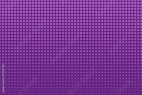 Halftone background. Pop art, comic style. Pattern with small squares. Purple color. Vector illustration