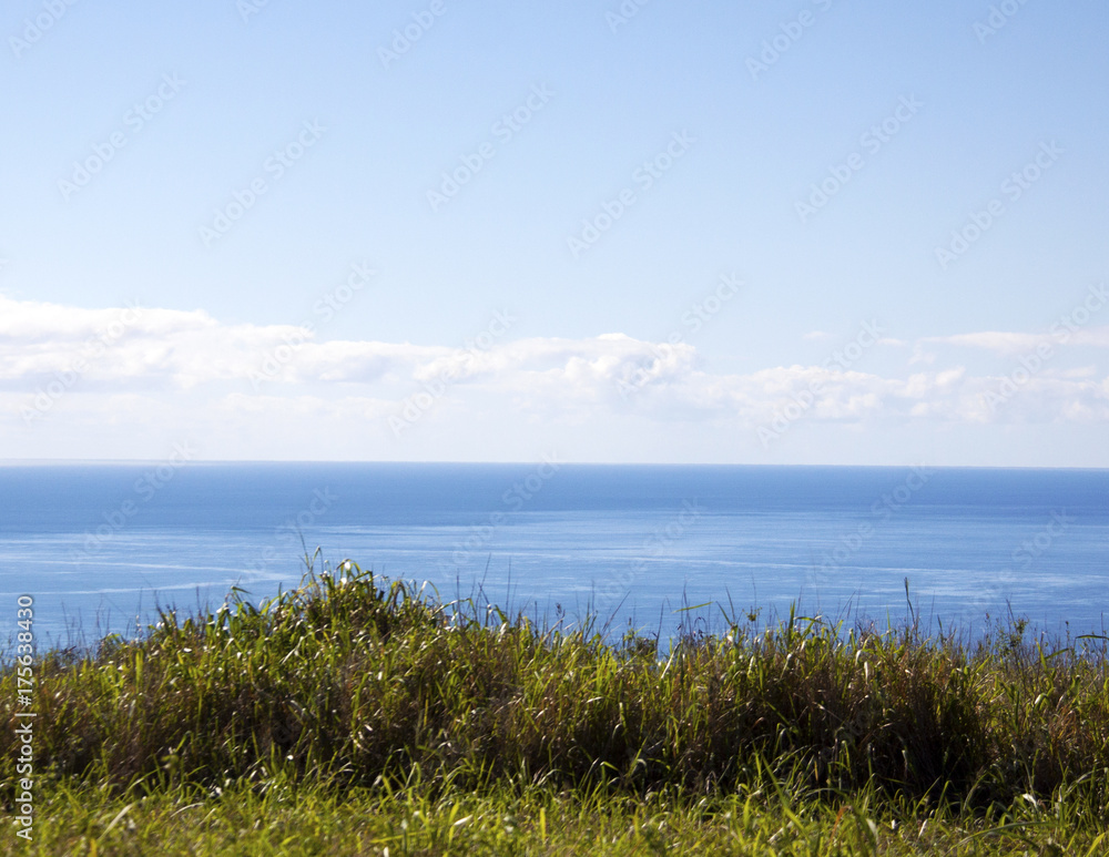 Ocean view and horizon