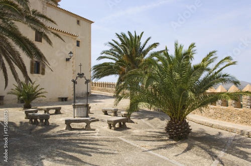 Church of pilgrimage Santuari de Sant Salvador, Arta, Majorca, Balearic Islands, Spain, Europe © imageBROKER