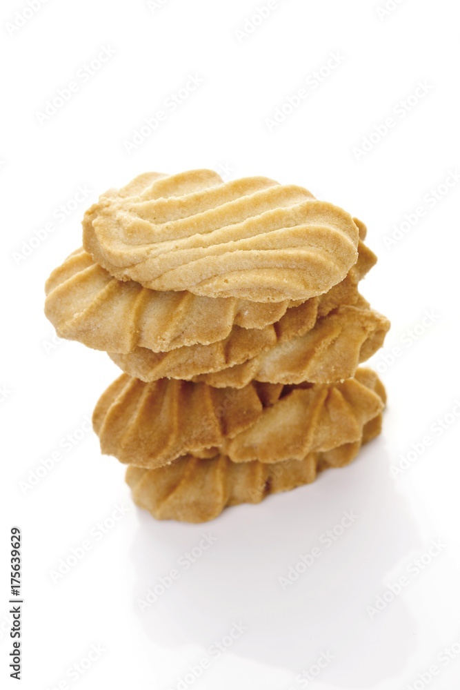 Wavy shortbread biscuits Wavy shortbread biscuits