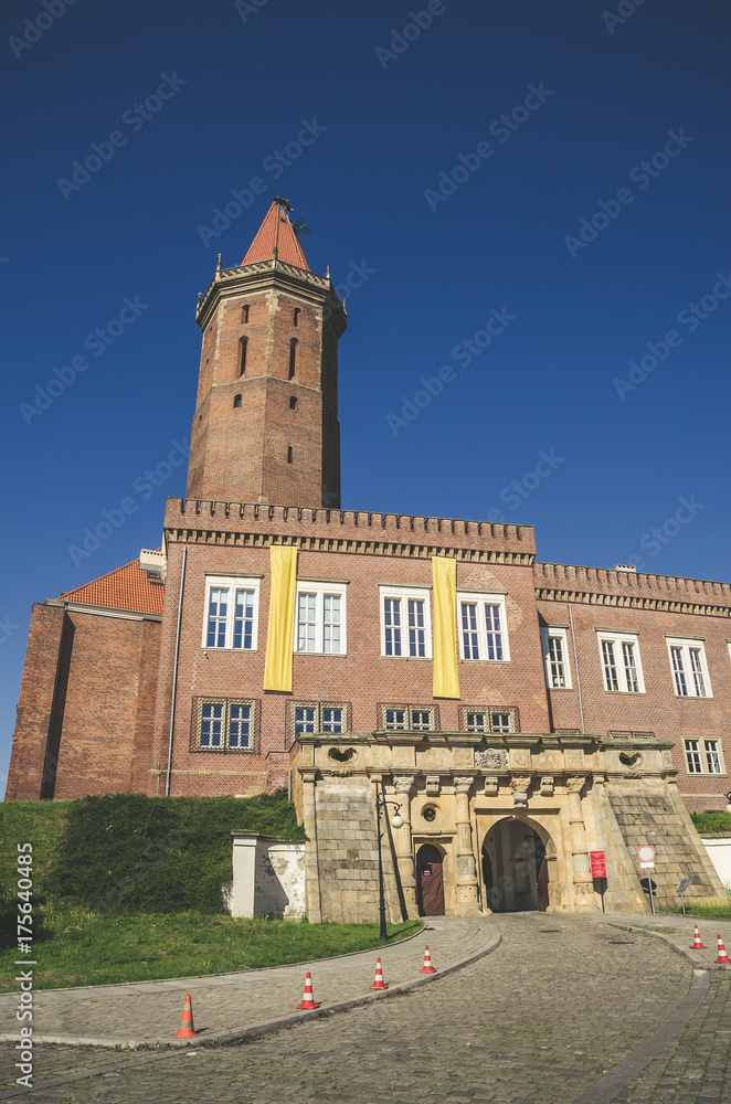 Gothic Piast Castle (Zamek Piastowski) in Legnica, Silesia, Poland
