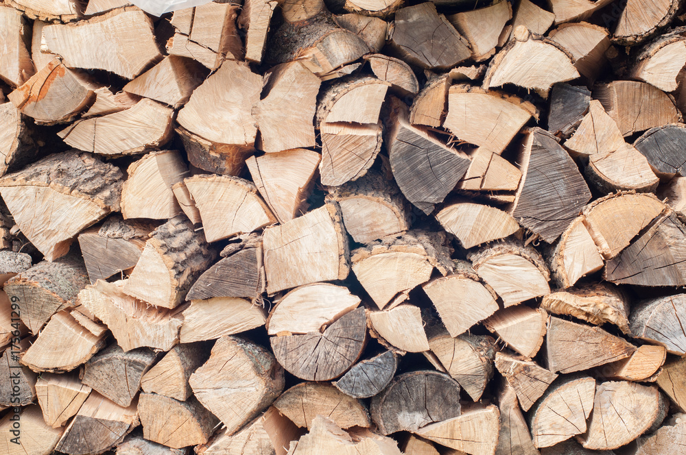 Stacked firewood Stacked firewood