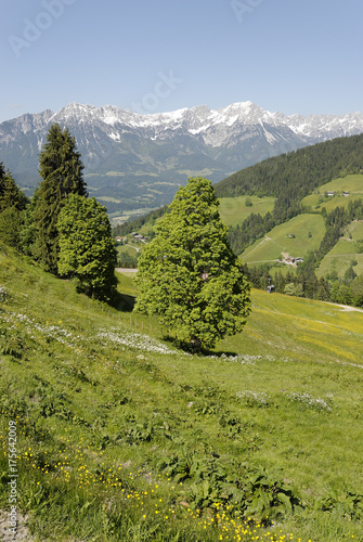 From the Hohen Salve near Soell to the tyrolian Apls Austria