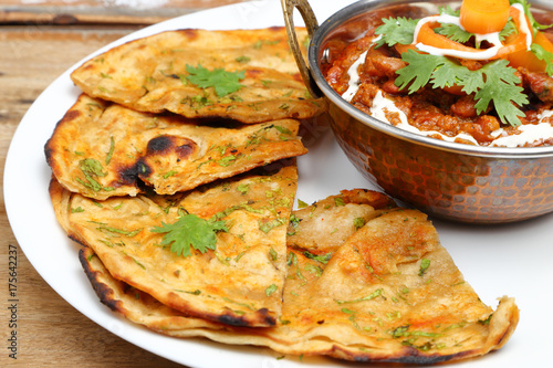 Rajma curry or rajma masala. Indian food curry. photo