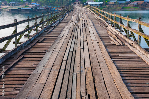 Wood bridge