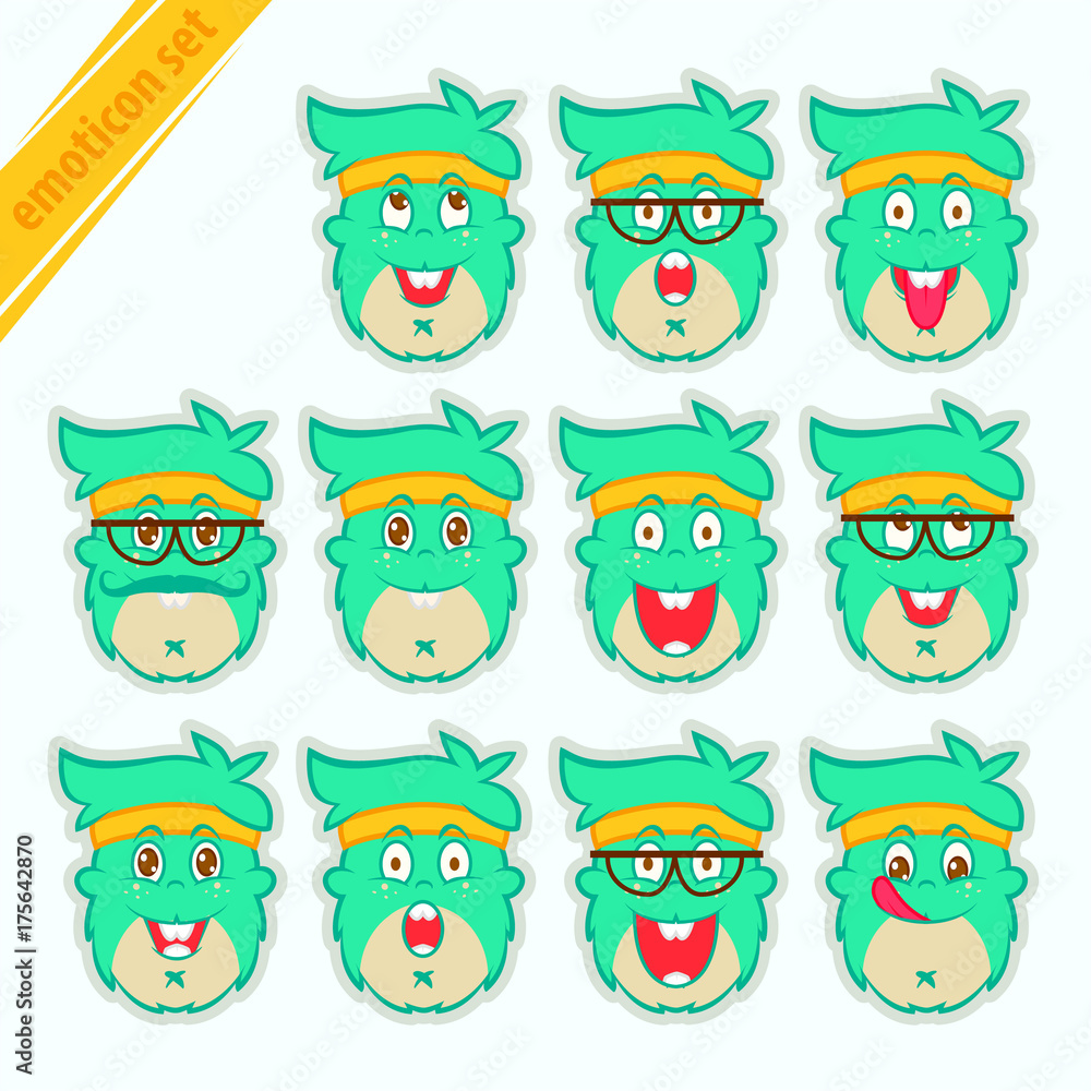 Fototapeta premium sport emoticon
