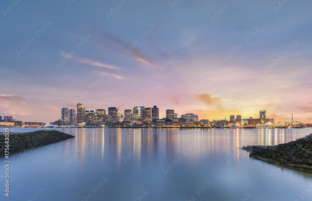 Boston Skyline from East Boston