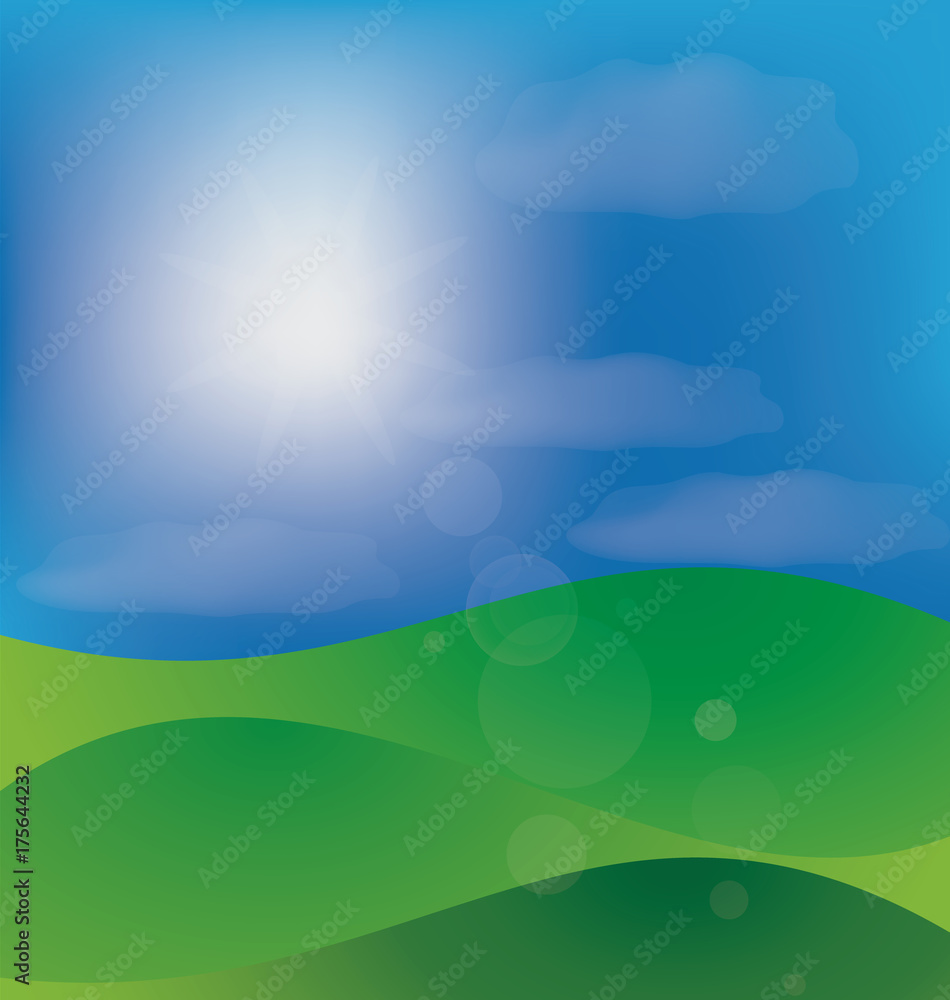 Mountains and green valleys background vector picture Mountains and green valleys background vector picture