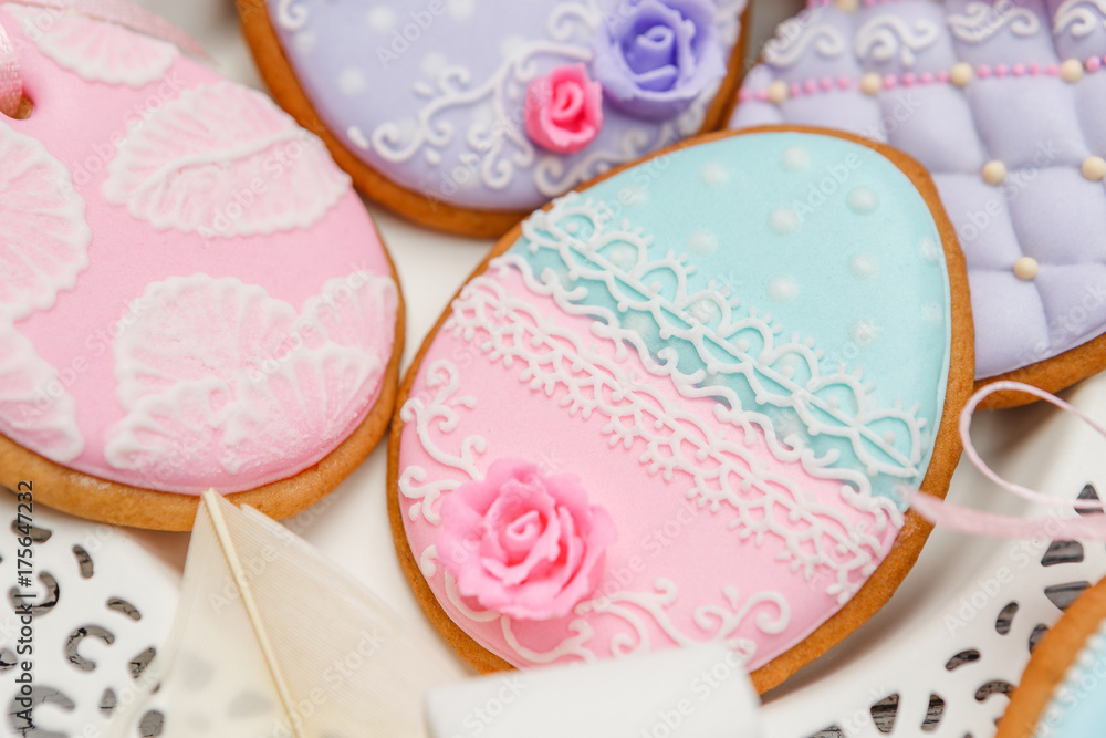 Beautiful glazed Easter cookies Beautiful glazed Easter cookies