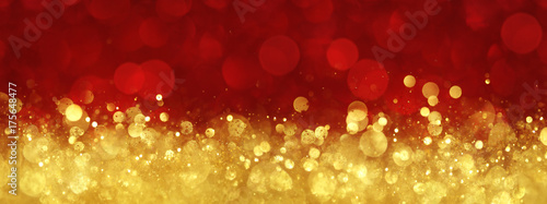 Red and gold abstract Christmas background
