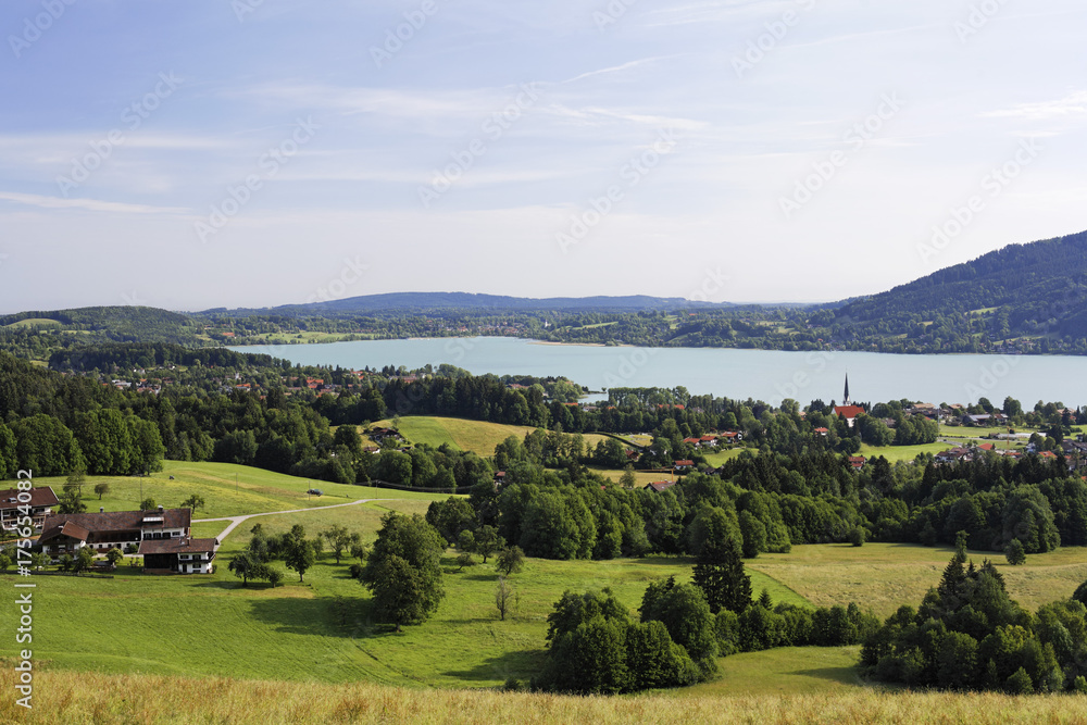 Fototapeta premium Tegernsee lake, Bad Wiessee, Upper Bavaria Germany